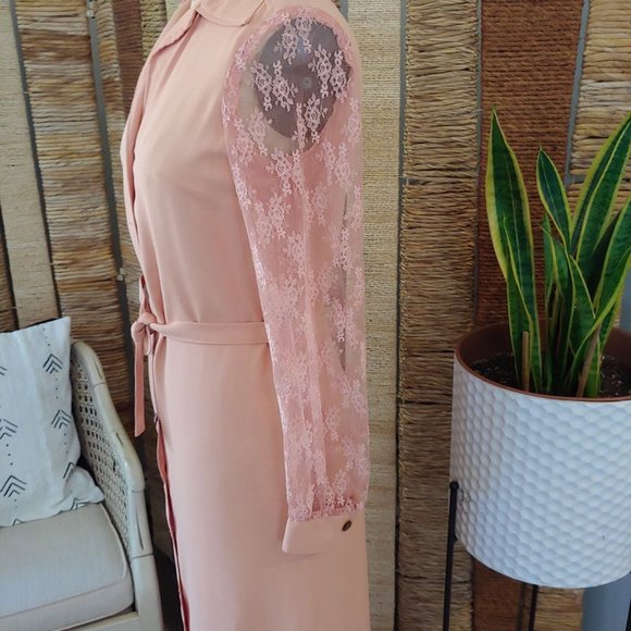 Vintage ButtonDown Midi Sheath Dress - Picture 3 of 6